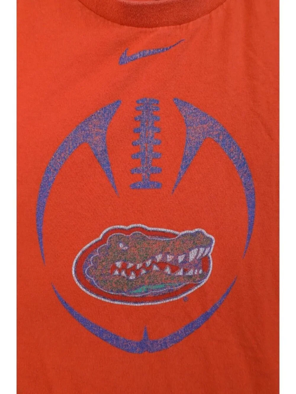 Vtg Nike Mens 2XL Travis Scott Mini Swoosh University Florida Football T-Shirt